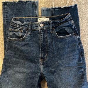 Abercrombie and Fitch crop flare jeans